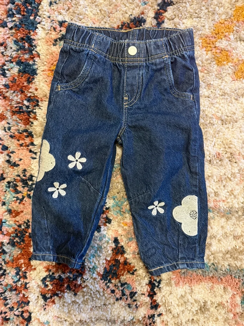 Set of 3 Old Navy Denim Pants 12-18 month